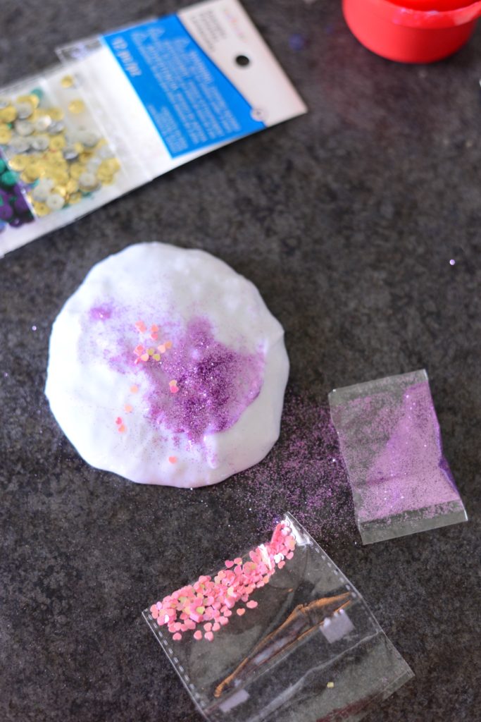 Super Simple Glitter Slime Recipe - 2paws Designs