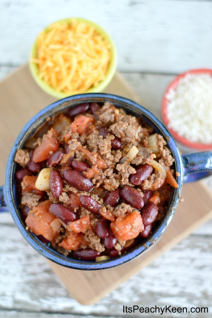 Quick And Easy Chili - It's Peachy Keen